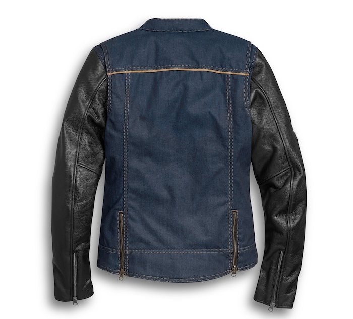 Women's Arterial Abrasion-Resistant Denim Riding Jacket