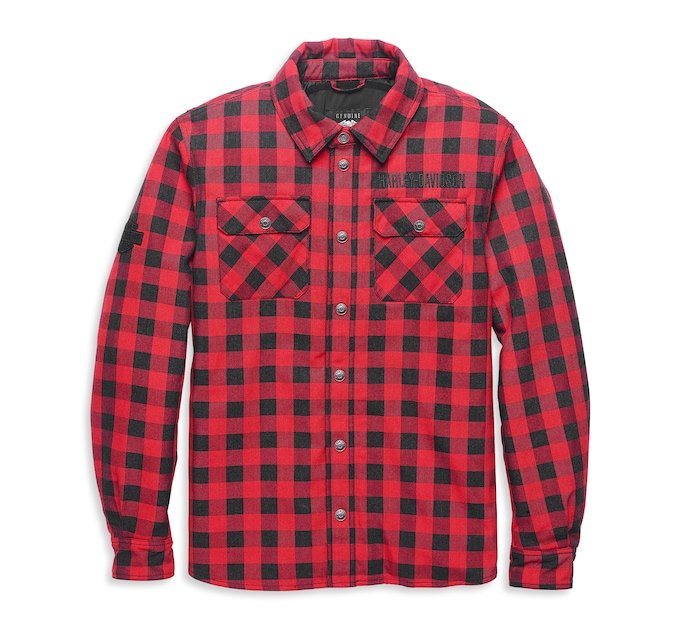 Men's Operative Flannel Riding Shirt Jacket