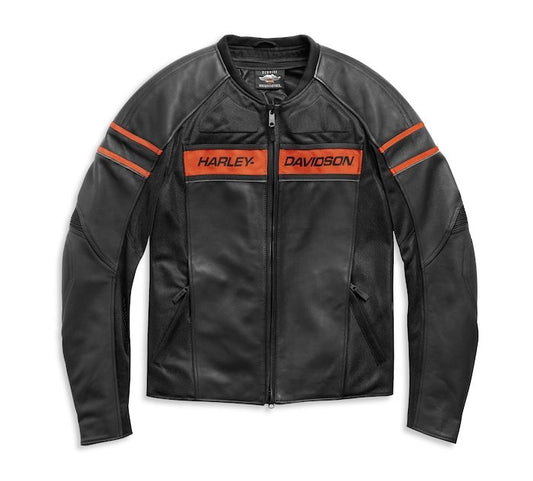 Men's H-D Brawler Leather Jacket