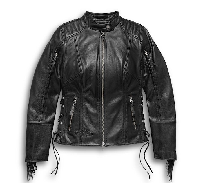 Women's Boone Fringed Leather Jacket