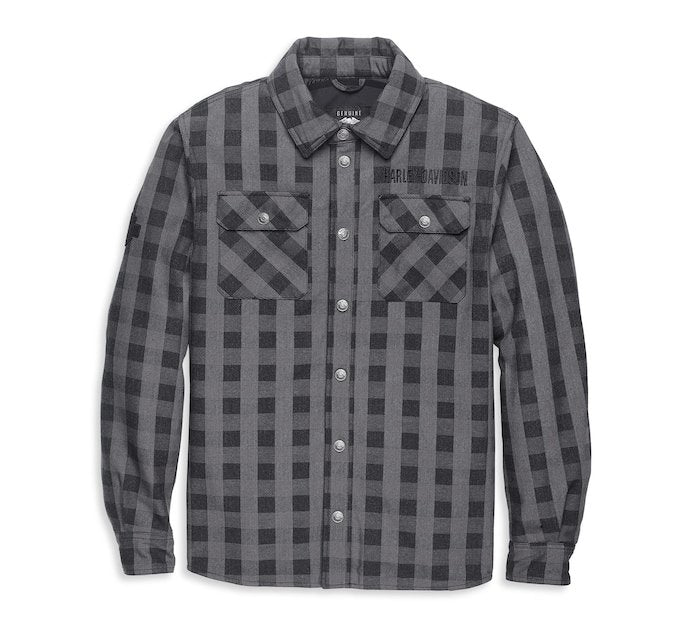 Men's Operative Flannel Riding Shirt Jacket