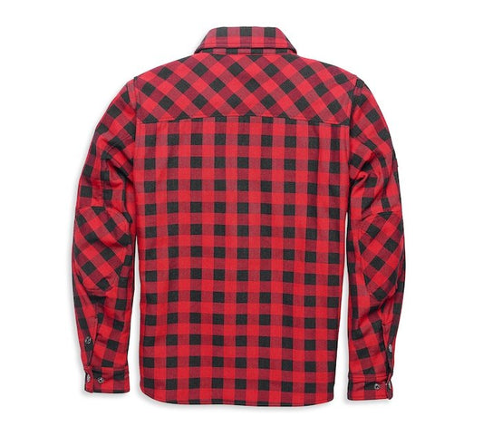 Men's Operative Flannel Riding Shirt Jacket